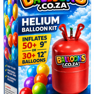 Balloons.co.za Helium Balloon Kit – Inflates 30+ Balloons