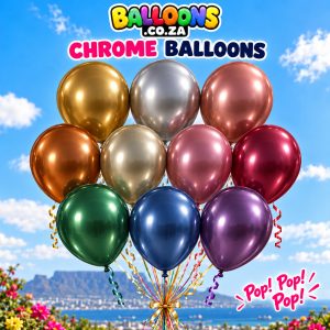 12" Chrome Latex Balloons